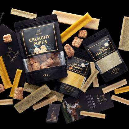 Crunchy Puffs – Soft Yak Cheese Treats – "Puffs" for Dogs